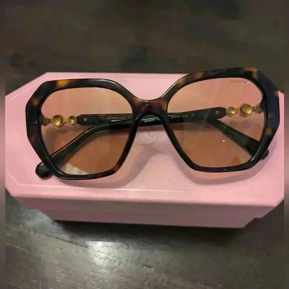 Swarovski Sunglasses SK6017 Brown Frames - NWT - Picture 3 of 8
